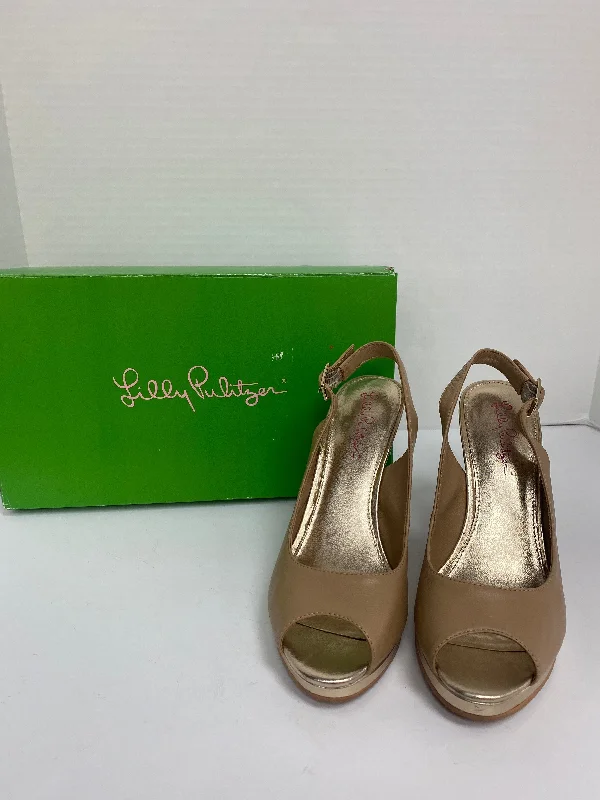 Stylish and practical women's shoes for rainy daysSandals Heels Block By Lilly Pulitzer Size: 8.5 Stylish and practical women's shoes for rainy daysSandals Heels Block By Lilly Pulitzer Size: 8.5