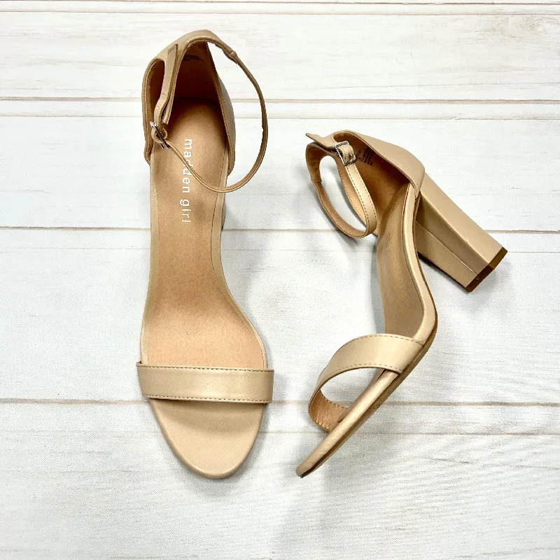 Chic and trendy women's shoes for the officeSandals Heels Block By Madden Girl Size: 10 Chic and trendy women's shoes for the officeSandals Heels Block By Madden Girl Size: 10