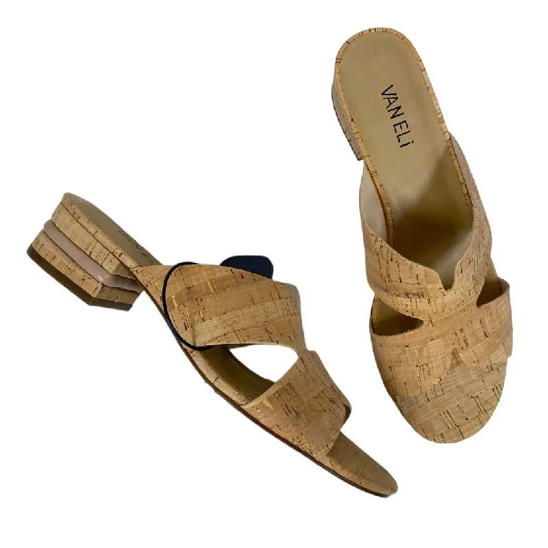 Comfy and stylish women's shoes for everyday eleganceSandals Heels Block By Vaneli Size: 9 Comfy and stylish women's shoes for everyday eleganceSandals Heels Block By Vaneli Size: 9