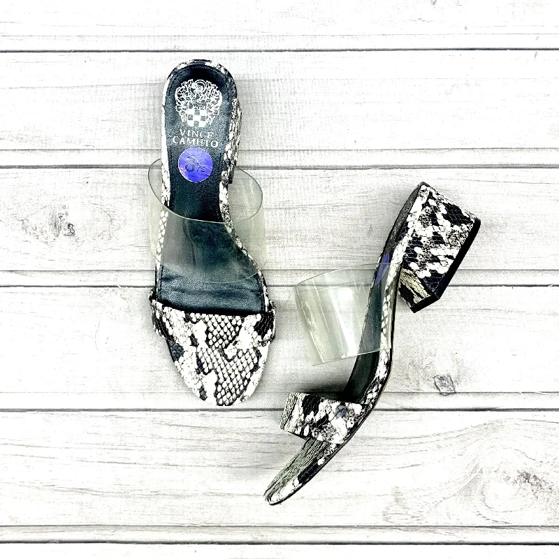 Comfortable and supportive women's shoes for all-day wearSandals Heels Block By Vince Camuto Size: 8.5 Comfortable and supportive women's shoes for all-day wearSandals Heels Block By Vince Camuto Size: 8.5