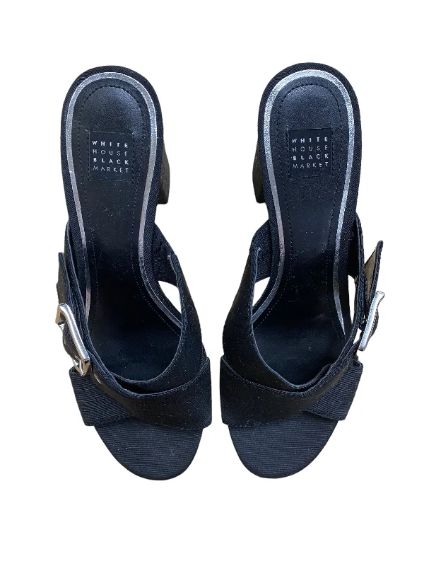 Chic and stylish women's shoes for graduation ceremoniesSandals Heels Block By White House Black Market Size: 8 Chic and stylish women's shoes for graduation ceremoniesSandals Heels Block By White House Black Market Size: 8