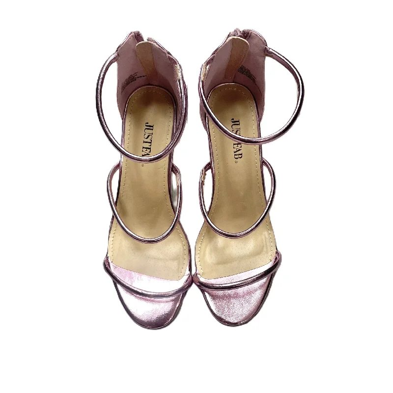Comfortable and supportive women's shoes for all-day wearSandals Heels Stiletto By Just Fab Size: 7 Comfortable and supportive women's shoes for all-day wearSandals Heels Stiletto By Just Fab Size: 7