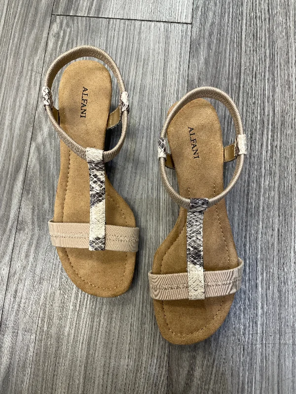 Chic and minimalist women's footwear trendsSandals Heels Wedge By Alfani  Size: 7