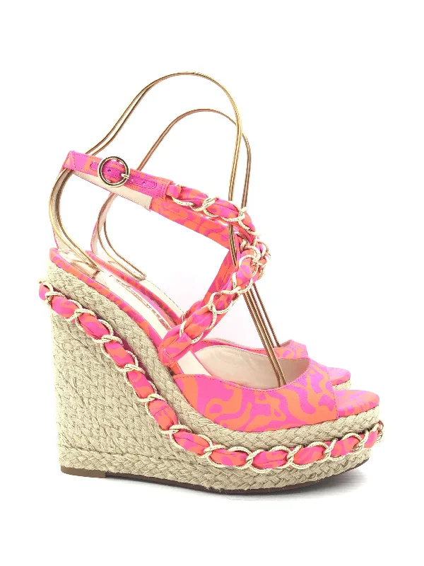 Colorful and vibrant women's shoe patternsSandals Heels Wedge By Cma  Size: 9.5