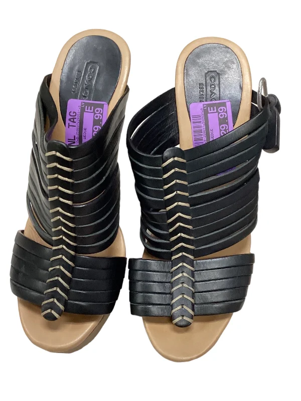 Elegant and refined women's shoe designsSandals Heels Wedge By Coach  Size: 9.5