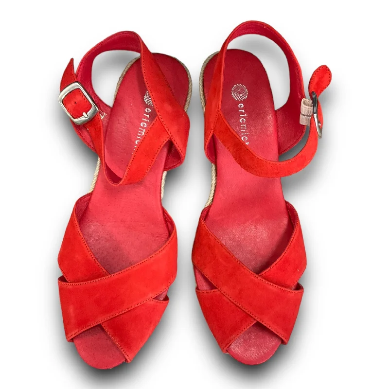 Versatile and elegant women's shoes for any outfitSandals Heels Wedge By Eric Michael London Size: 7.5 Versatile and elegant women's shoes for any outfitSandals Heels Wedge By Eric Michael London Size: 7.5