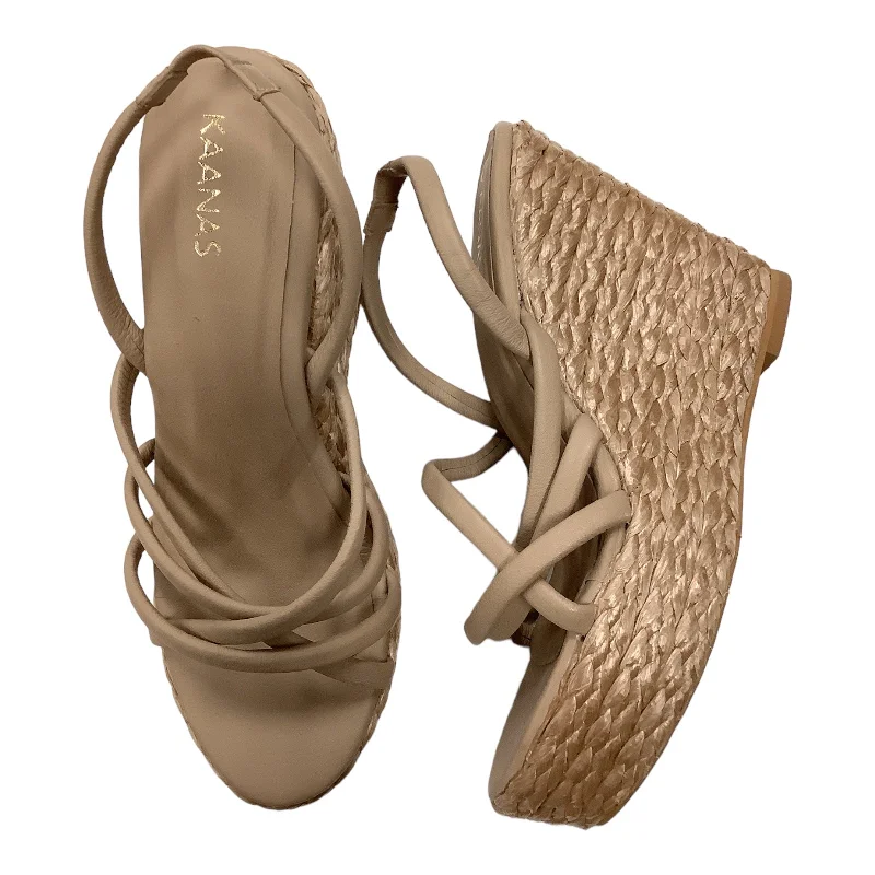 Effortlessly stylish women's shoe choicesSandals Heels Wedge By Kaanas  Size: 9