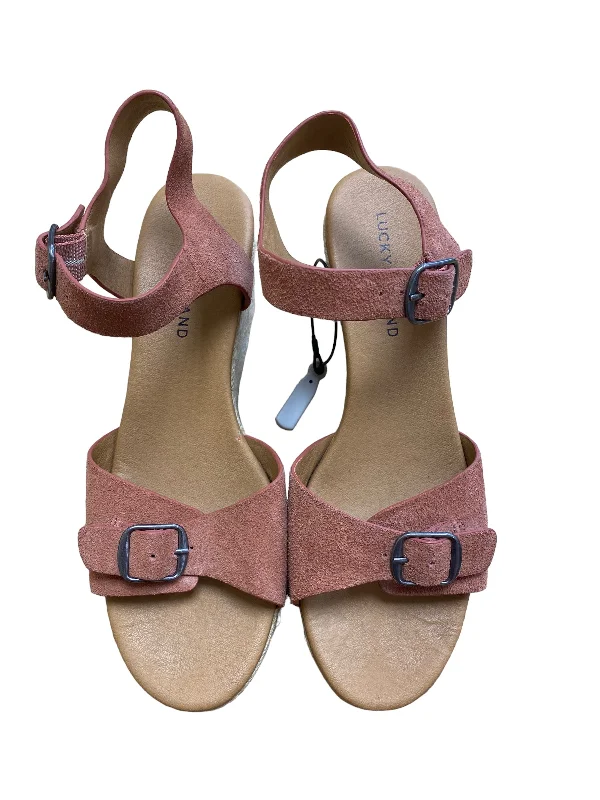 Warm and cozy women's shoes for winterSandals Heels Wedge By Lucky Brand  Size: 10