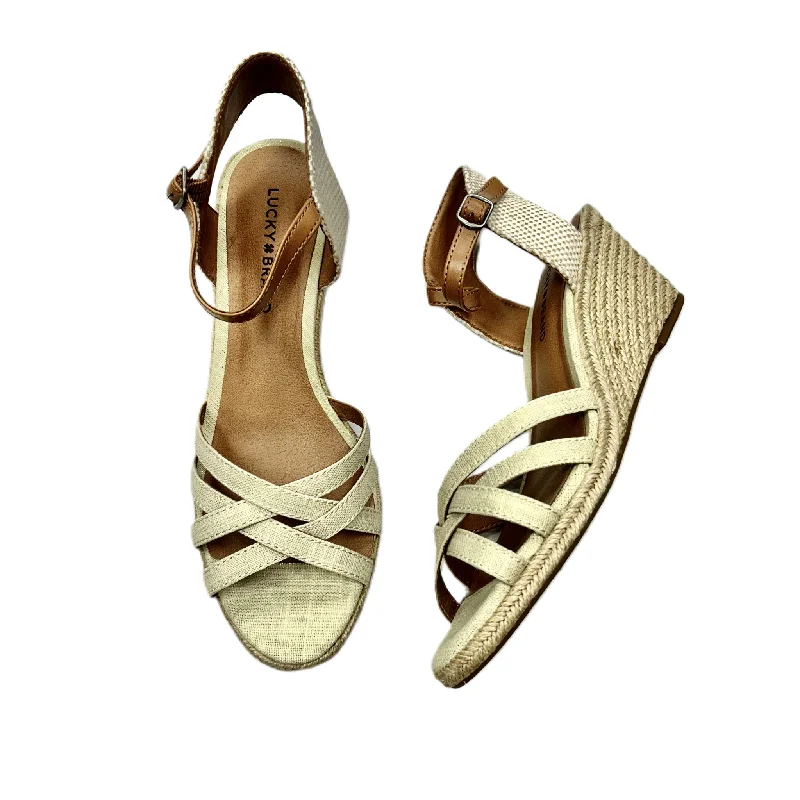 Comfy and stylish women's shoes for everyday comfortSandals Heels Wedge By Lucky Brand Size: 10 Comfy and stylish women's shoes for everyday comfortSandals Heels Wedge By Lucky Brand Size: 10