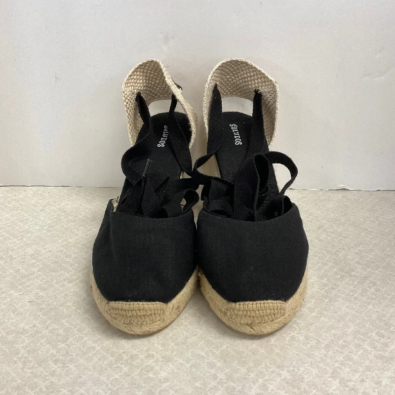 Versatile and stylish women's shoes for city walksSandals Heels Wedge By Soludos Size: 9.5 Versatile and stylish women's shoes for city walksSandals Heels Wedge By Soludos Size: 9.5