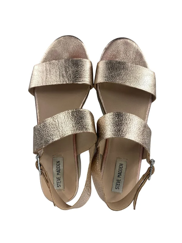 Chic and trendy women's shoe fashionsSandals Heels Wedge By Steve Madden  Size: 10