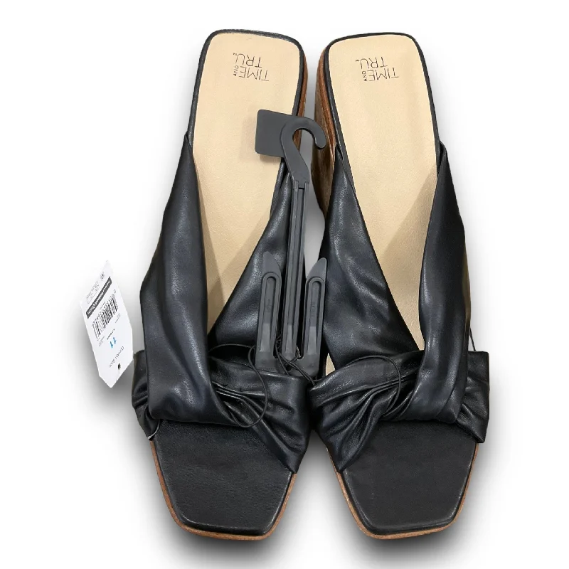 Timeless classic women's shoe designsSandals Heels Wedge By Time And Tru  Size: 11
