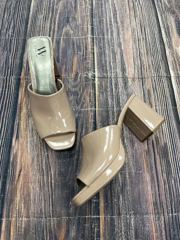 Comfy and stylish women's shoes for everyday casual wearTan Sandals Heels Block Worthington, Size 10 Comfy and stylish women's shoes for everyday casual wearTan Sandals Heels Block Worthington, Size 10