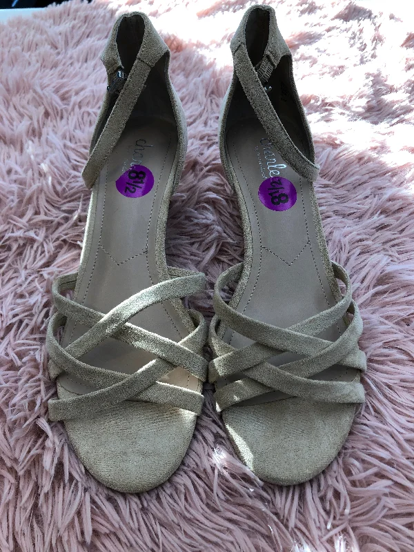 Stylish and practical women's shoes for rainy daysTan Sandals Heels Wedge Charles By Charles David, Size 8.5 Stylish and practical women's shoes for rainy daysTan Sandals Heels Wedge Charles By Charles David, Size 8.5