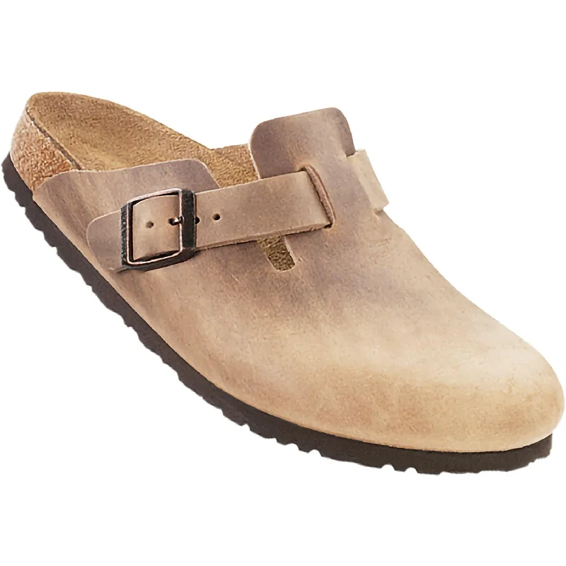 Feminine and romantic women's shoe designsUnisex Birkenstock Boston Soft Footbed Tobacco Oiled Leather Feminine and romantic women's shoe designsUnisex Birkenstock Boston Soft Footbed Tobacco Oiled Leather
