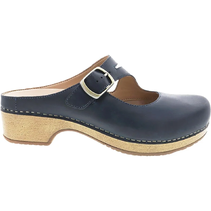 Comfy and stylish women's shoes for everyday casual wearWomen's Dansko Britney Blue Oiled Pull Up Leather Comfy and stylish women's shoes for everyday casual wearWomen's Dansko Britney Blue Oiled Pull Up Leather