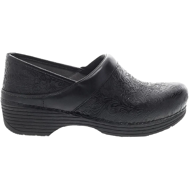 Elegant and sophisticated women's shoes for elegant eveningsWomen's Dansko LT Pro Black Floral Tooled Leather Elegant and sophisticated women's shoes for elegant eveningsWomen's Dansko LT Pro Black Floral Tooled Leather