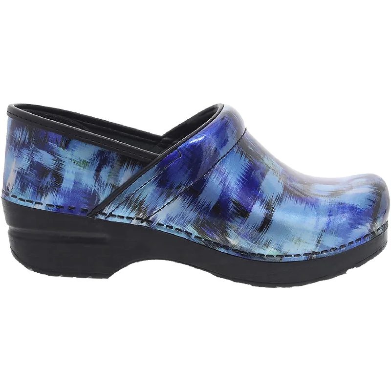 Versatile and chic women's shoes for everyday eleganceWomen's Dansko Professional Clog Blue Brush Patent Versatile and chic women's shoes for everyday eleganceWomen's Dansko Professional Clog Blue Brush Patent