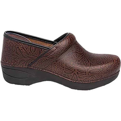Versatile and stylish women's shoes for city walksWomen's Dansko XP 2.0 Brown Floral Tooled Leather Versatile and stylish women's shoes for city walksWomen's Dansko XP 2.0 Brown Floral Tooled Leather