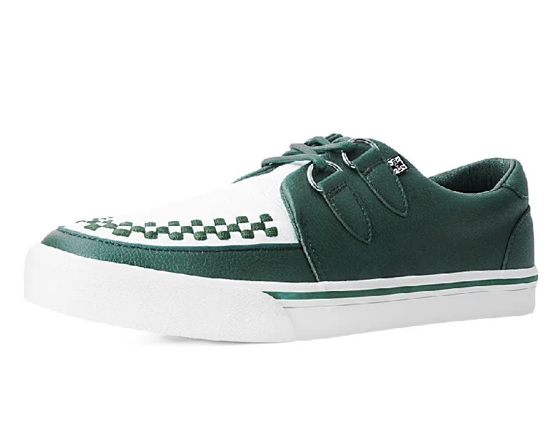 Stunning and eye-catching women's footwearDark Cedar & White 2-Ring Creeper Sneaker Stunning and eye-catching women's footwearDark Cedar & White 2-Ring Creeper Sneaker