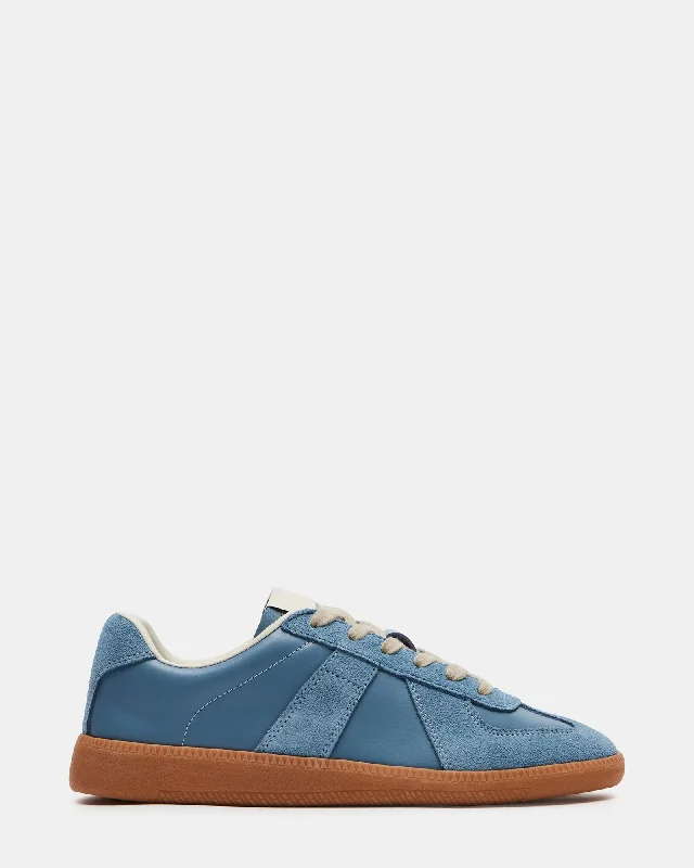 Elegant and sophisticated women's shoes for dinner datesDIXIN BLUE LEATHER