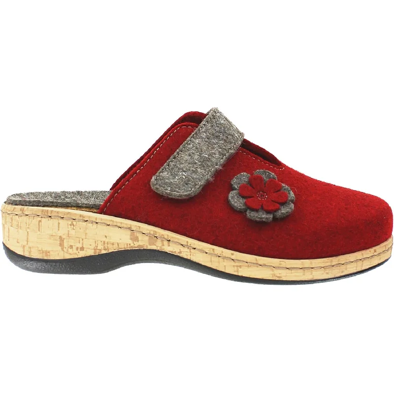 Exotic and bold women's shoe designsWomen's Fidelio 25-5001-06 Softline Red Wool Felt Exotic and bold women's shoe designsWomen's Fidelio 25-5001-06 Softline Red Wool Felt
