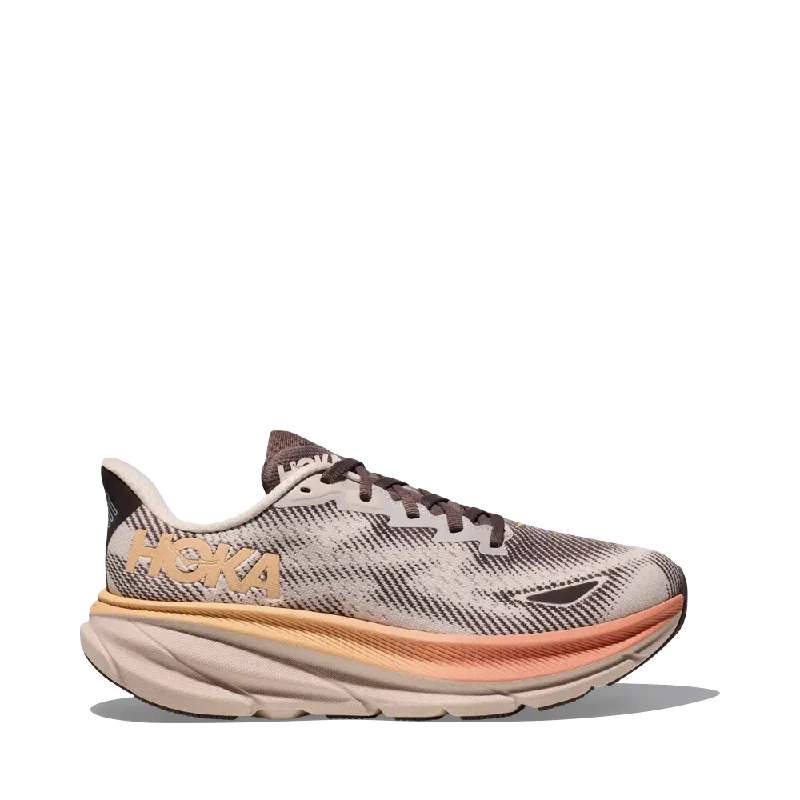 Elegant and sophisticated women's shoes for opera nightsHoka Women's Clifton 9 GTX Waterproof Sneaker in Cosmic Pearl/Smoky Quartz Elegant and sophisticated women's shoes for opera nightsHoka Women's Clifton 9 GTX Waterproof Sneaker in Cosmic Pearl/Smoky Quartz