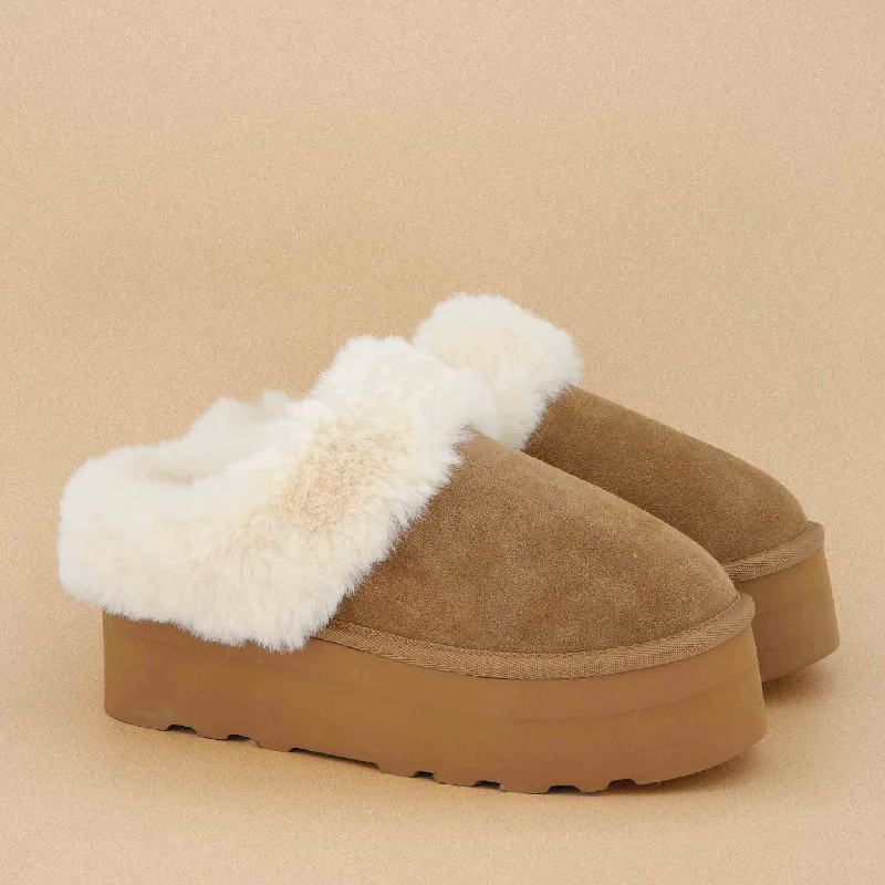 Chic and stylish women's shoes for fashion-conscious womenHusky Suede Cozy Platform Mule Chic and stylish women's shoes for fashion-conscious womenHusky Suede Cozy Platform Mule