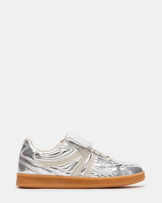 Comfy and stylish women's shoes for lounging around the houseMADRID SILVER