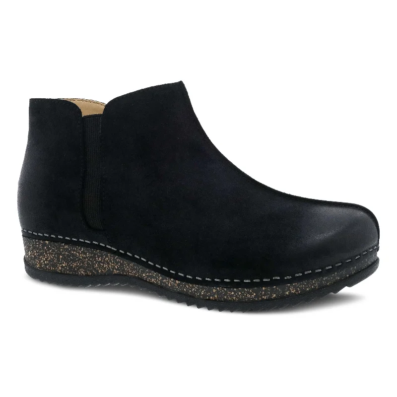 Comfy and stylish women's shoes for everyday casual wearMakara Black Burnished Suede Comfy and stylish women's shoes for everyday casual wearMakara Black Burnished Suede
