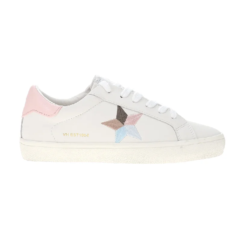 Durable and stylish women's shoes for outdoor activitiesNina 3 Embroidered Lace Up Sneakers Durable and stylish women's shoes for outdoor activitiesNina 3 Embroidered Lace Up Sneakers