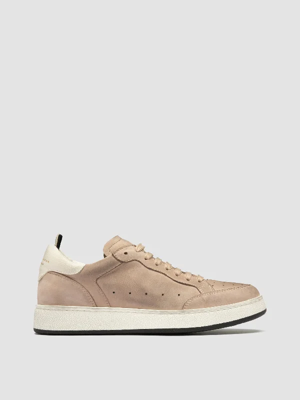 Durable and stylish women's shoes for outdoor activitiesTHE ANSWER 102 - Light Brown Nubuck Low Top Sneakers Durable and stylish women's shoes for outdoor activitiesTHE ANSWER 102 - Light Brown Nubuck Low Top Sneakers