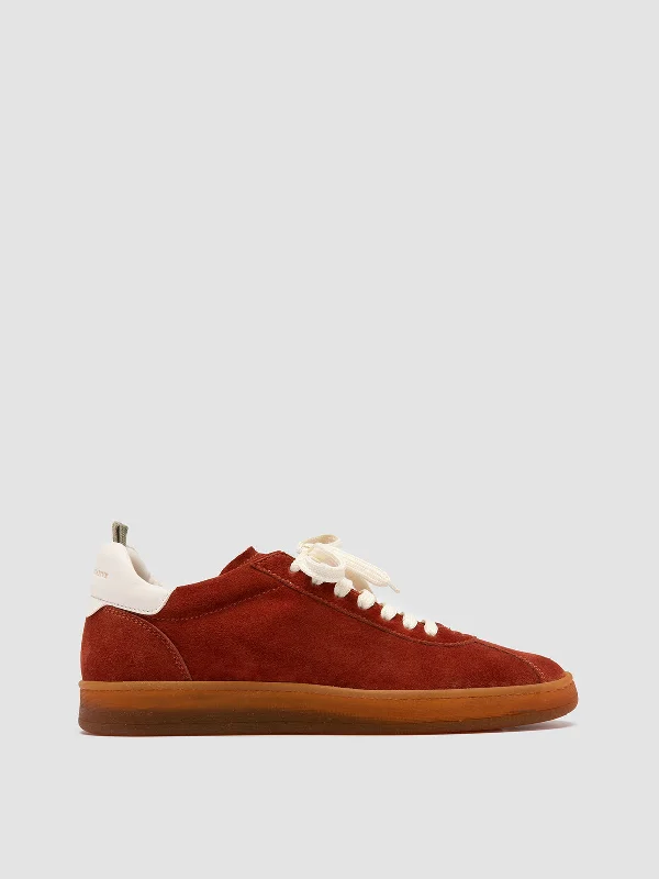 Versatile and chic women's shoes for everyday eleganceDESTINY 101 - Red Leather and Suede Low Top Sneakers Versatile and chic women's shoes for everyday eleganceDESTINY 101 - Red Leather and Suede Low Top Sneakers