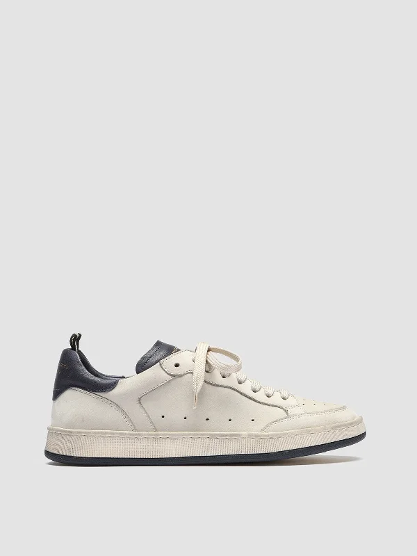 Chic and stylish women's shoes for garden partiesKAREEM 105 - White Leather and Suede Sneakers Chic and stylish women's shoes for garden partiesKAREEM 105 - White Leather and Suede Sneakers