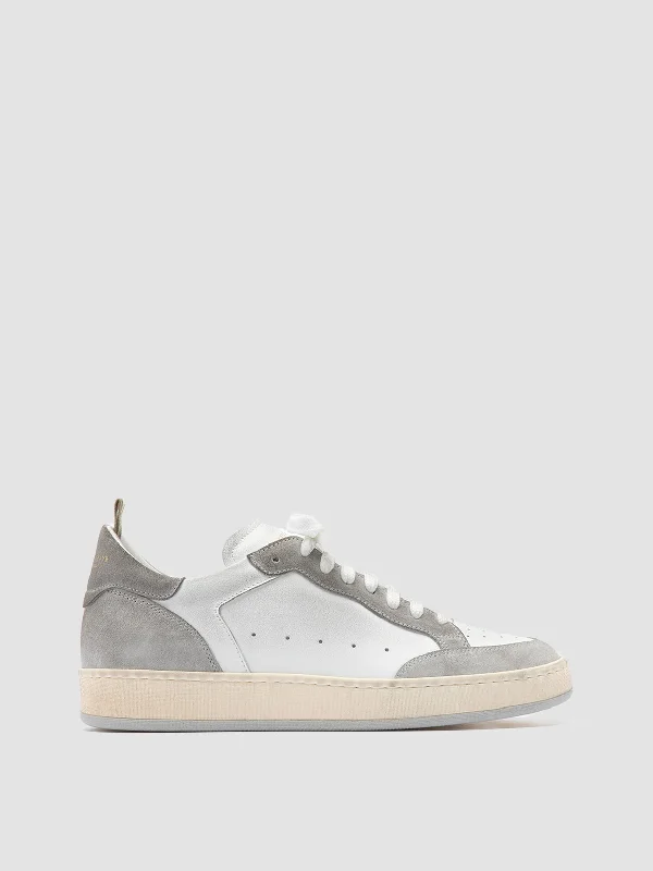 Stylish and comfortable women's shoes for long days at workMAGIC 101 - Bicolor Leather and Suede Low Top Sneakers Stylish and comfortable women's shoes for long days at workMAGIC 101 - Bicolor Leather and Suede Low Top Sneakers