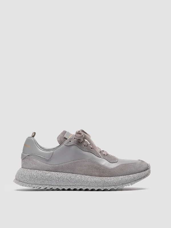 Exotic and bold women's shoe designsRACE RUBREX 101 - Gray Leather and Suede Low Top Sneakers Exotic and bold women's shoe designsRACE RUBREX 101 - Gray Leather and Suede Low Top Sneakers