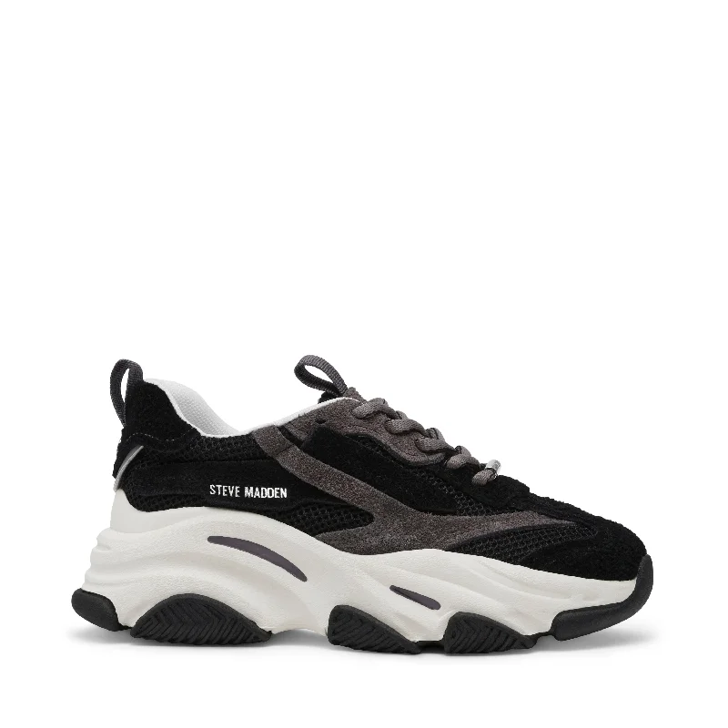 Stylish and supportive women's shoes for plantar fasciitisPossession-E Sneaker BLACK SMOKE Stylish and supportive women's shoes for plantar fasciitisPossession-E Sneaker BLACK SMOKE