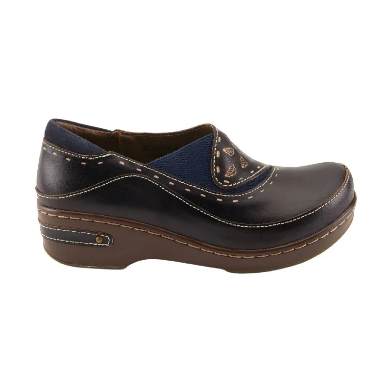 Elegantly stylish women's shoesSpring Step L'artiste Women's Burbank Clogs - Navy