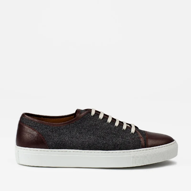 Comfy and stylish women's shoes for everyday comfortThe Jack Sneaker in Grey/Oxblood (Last Chance, Final Sale) Comfy and stylish women's shoes for everyday comfortThe Jack Sneaker in Grey/Oxblood (Last Chance, Final Sale)