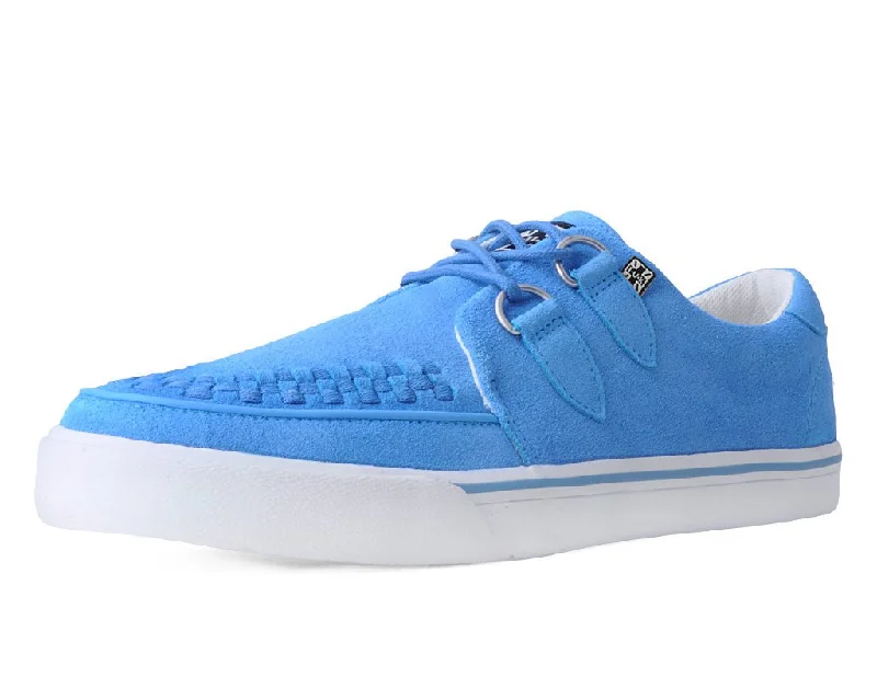 Elegant and sophisticated women's shoes for any formal eventTranquil Blue Suede D-Ring Interlace Sneaker Elegant and sophisticated women's shoes for any formal eventTranquil Blue Suede D-Ring Interlace Sneaker