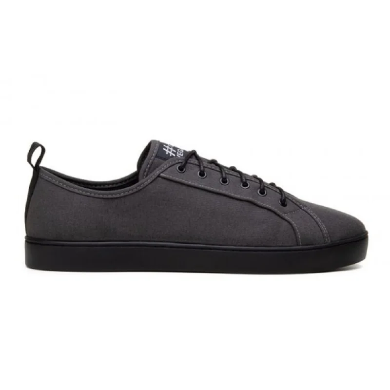 Stylish and practical women's shoes for rainy days'Wave Freedom' unisex canvas classic #Go Vegan sneaker by Ahimsa - Lead