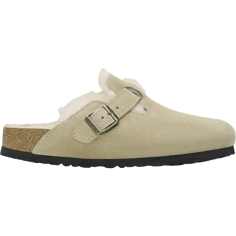 Luxurious and opulent women's shoe optionsWomen's Birkenstock Boston Shearling Taupe/Sand Castle Suede Luxurious and opulent women's shoe optionsWomen's Birkenstock Boston Shearling Taupe/Sand Castle Suede