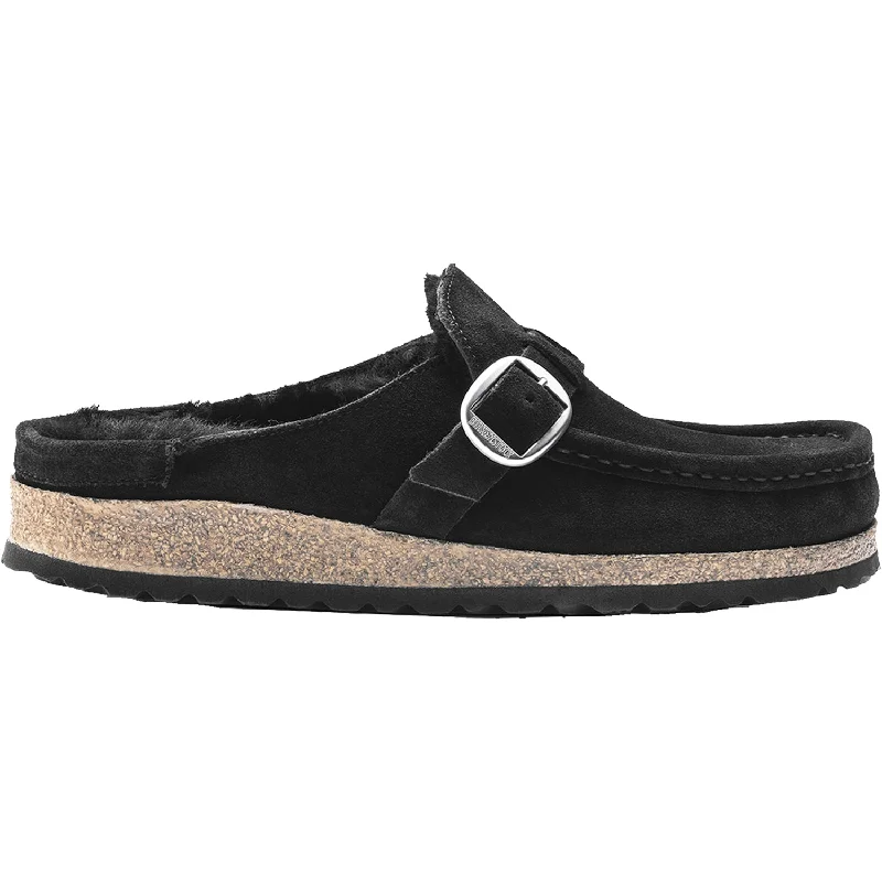 Practical and stylish women's shoes for travelWomen's Birkenstock Buckley Shearling Black Suede Practical and stylish women's shoes for travelWomen's Birkenstock Buckley Shearling Black Suede