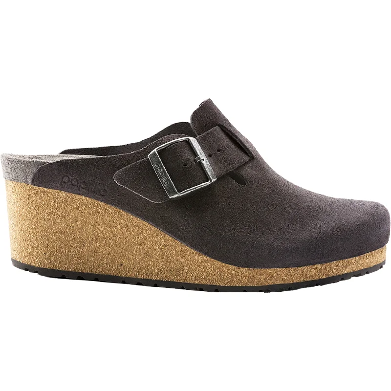 Practical and stylish women's shoes for travelWomen's Birkenstock Papillio Fanny Anthracite Suede Practical and stylish women's shoes for travelWomen's Birkenstock Papillio Fanny Anthracite Suede