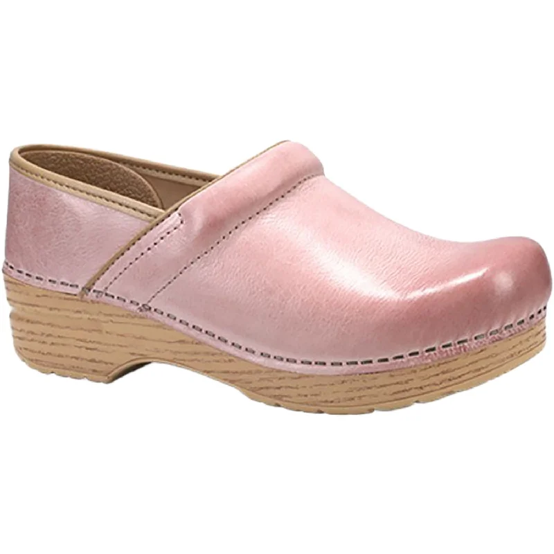 Versatile and adaptable women's shoes for every occasionWomen's Dansko Professional Clog Pink Milled Burnished Leather Versatile and adaptable women's shoes for every occasionWomen's Dansko Professional Clog Pink Milled Burnished Leather