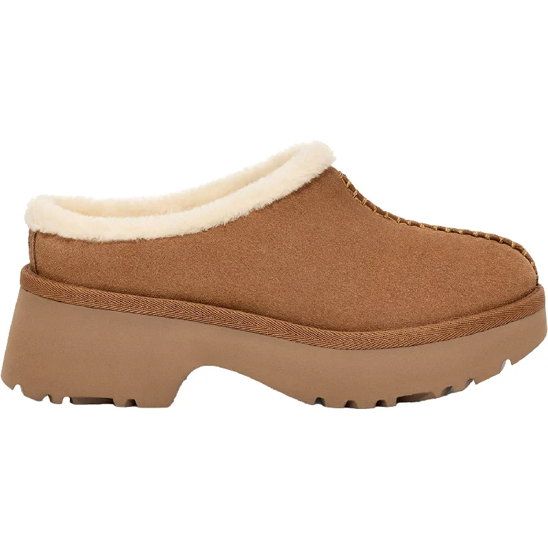 Stylish and supportive women's shoes for plantar fasciitisWomen's UGG New Heights Cozy Clog Chestnut Suede Stylish and supportive women's shoes for plantar fasciitisWomen's UGG New Heights Cozy Clog Chestnut Suede