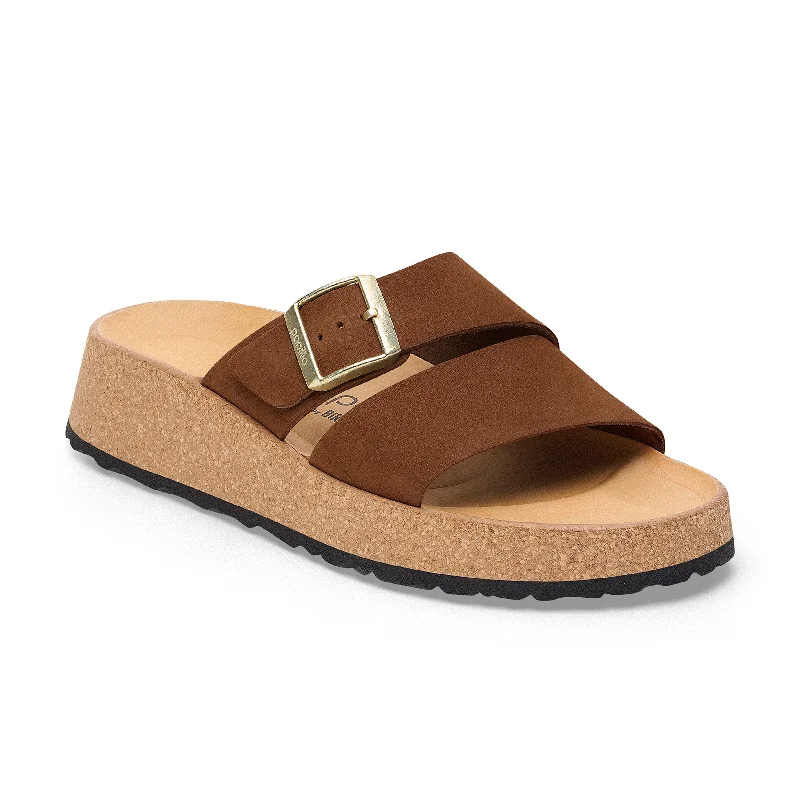 Versatile and adaptable women's shoes for every occasionAlmina Dark Tea Nubuck Leather Versatile and adaptable women's shoes for every occasionAlmina Dark Tea Nubuck Leather
