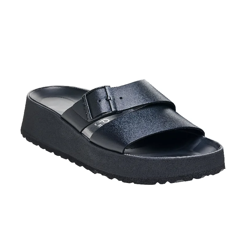 Chic and stylish women's shoes for fashion weekAlmina Exquisite Platform Wedge Black Smooth Leather Chic and stylish women's shoes for fashion weekAlmina Exquisite Platform Wedge Black Smooth Leather