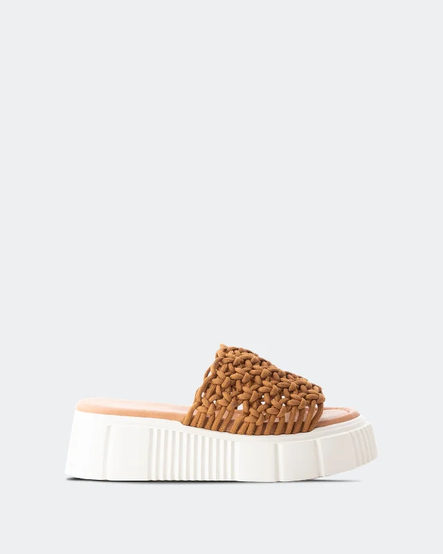 Chic and stylish women's shoes for cocktail partiesAmapa Brown Rope