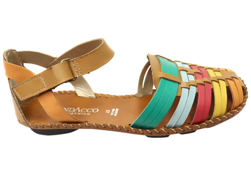 Stylish and supportive women's shoes for plantar fasciitisAndacco Olandie Womens Comfort Brazilian Closed Toe Leather Sandals Stylish and supportive women's shoes for plantar fasciitisAndacco Olandie Womens Comfort Brazilian Closed Toe Leather Sandals